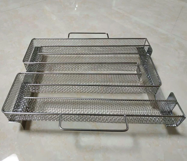 304 / 316  stainless steel wire mesh basket spiral net filtring pallet