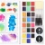 36 Colors Students Solid Water color Paint Set  Travel Drawing Paints
