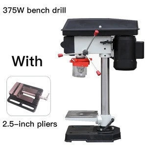 375W Small bench drilling machine with 2.5 inch flat pliers