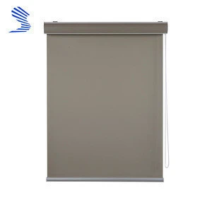38mm Remote Control Blackout Solar Roller Shades for Windows