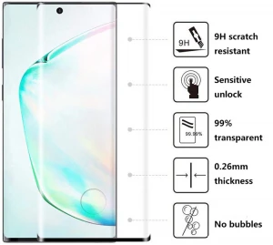 3D Curved Full Coverage Tempered Glass Screen Protector For Samsung