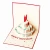 Import 3D laser cut pop up greeting cards for birthday from China