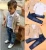 Import 3pcs New Style Jacket  Kids  Gentleman Coat+Shirt+Jeans Pants Trousers Clothes Set Baby Boy from China