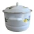 Import 3pcs white enamel steamer /food steamer enamel cookware with decal from China