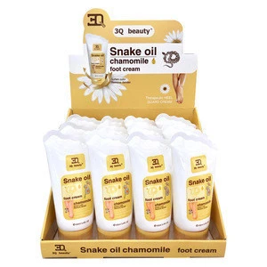 3Q beauty in stock foot care  and maintenance small and portable snake oil chamomile foot cream