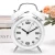 Import 4 Inches Battery Operated Metal Twin Bell Ring Cute Loud Alarm Clock Table Desk Clock from China