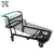 4 wheels durable steel basket roller laundry hand trolley storage transport commercial laundry equipment warehouse trolley cart