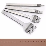 4mm 1 2 4 6 Prong Metal DIY Hole Punch Lacing Stitching Perforate Leather Craft