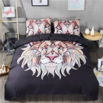 4pcs Twin or Full or Queen or King 100% Polyester Printed Microfibre Bed Sheet Bedding Set
