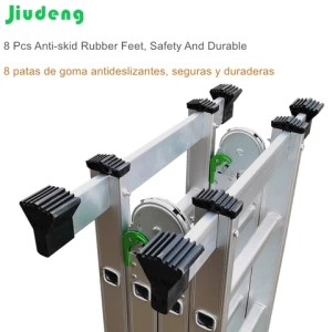 4x2 4x3 4x4 4x5 Simple Multi All Purpose Aluminum Ladder Folding Ladders 6 Steps en131 escaleras plegable de aluminio Argentina