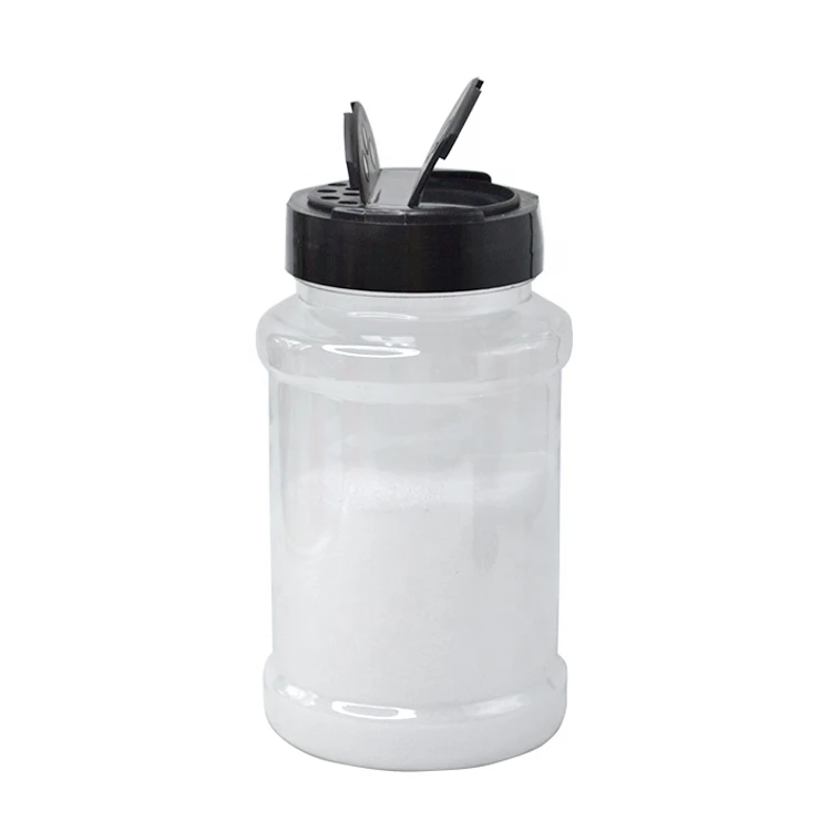 500ml plastic spice bottle pepper seasoning container with plastic flapper cap