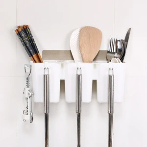 5079 SQ plastic kitchen chopstick and spoon holder