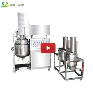 50L Cosmetic Cream vacuum homogenizing emulsifier mixing machine