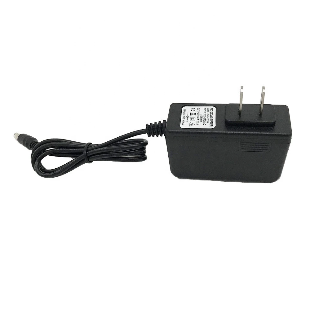 5v 2.5a eu power adapter charger 12.5w for cctv