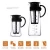 Import 650ml   900ml Portable glass cold brew coffee maker pitcher with reusable mesh filter coffee glass bottles from China
