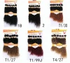 6pieces/lot different types of curly weave hair blond #4/27 kinky curly weave Machine Made Double weft 16-20&quot;REYNA CURLS