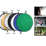 7 in 1 Photo Studio Accessories Reflector 60CM 7in1 foldable light reflectors photography Reflector 7 colors