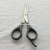 Import 7&quot; Stainless steel hairdressing scissors with plastic handle and coating molybdenum on blade for hair salon of Yangjiang from China
