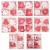 Import 8 styles white red Christmas tree ornament 12pcs/lot wooden hanging pendants angel snow bell elk star Christmas decorations from China