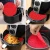 Import 9 Inch round  Air Fryer Liner Mat  Soft Silicone Perforated Kitchen Tool Reusable Non Slip Reuse Air Fryer Lining Non-Slip pad from China