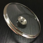 9 inch universal multifunctional microwave oven safety glass cover tempered dome glass lids for cookware
