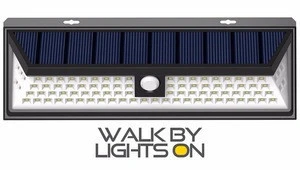 90 leds PIR Sensor Path Solar Fence Light Waterproof Led Solar Lamp Wall Light