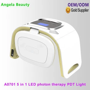 A0701 New arrival led pdt bio-light therapy machine 5 in 1 anti anti-aging