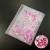 Import A6 small size customised flowing glitter book cover clear PVC book cover from China
