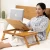 Import adjustable laptop bed portable computer desk  table eat in bed folding  wooden table from China