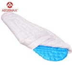 AEGISMAX Ultralight Envelope Sleeping Bag bulkiness FP850 Filling 95% Gray Goose Down 290g Camping Hiking Outdoor Sleeping Bags