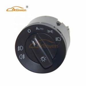 Aelwen Headlight Control Head Light Switch Fits For Skoda, For VW 1K0 941 431 BM   1K0941431BM