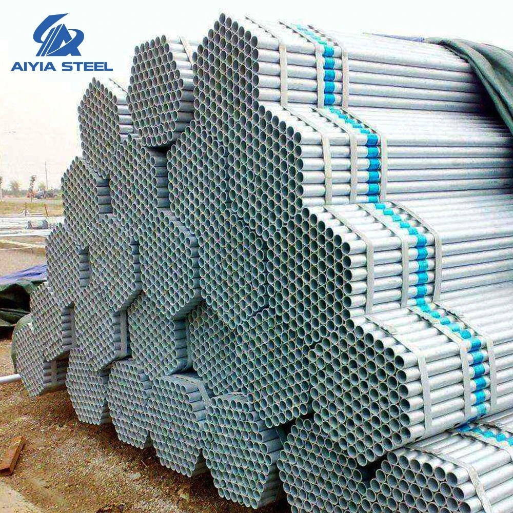 AIYIA Hollow Section Steel Pipe / 40g Zinc Coating Square Gi Steel Pipe/Galvanized Tube