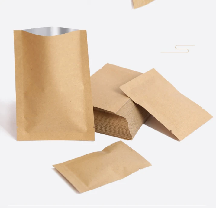 Alminum foil heat sealed paper coffee candy friut tea sachet packaging pouch
