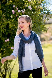 Alta Scarf   100% Featherweight Cashmere Solid Color