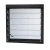 Import Aluminium black profile glass window louver shutters with fiberglass mosquito screen from China