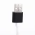 Import aluminium case with white fabric micro usb charger cable from China