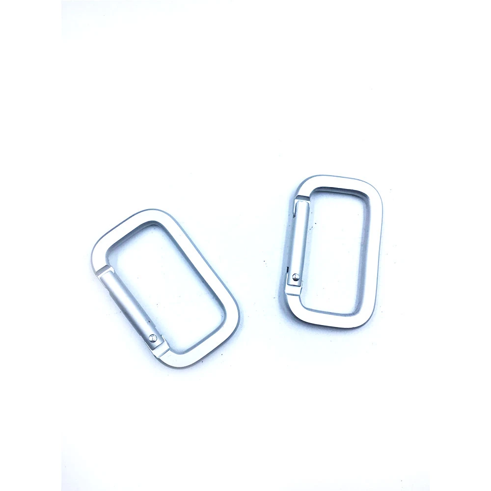 Aluminum Alloy Square Shaped Carabiner Snap Hook Keychain