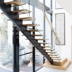 aluminum stair stringers/modern straight staircase