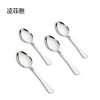 Amazon 2020 Popular cutlery  Custom Mini Small Long Handled 304 Stainless Steel Tea spoon Metal Dessert coffee Tea Spoon
