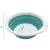 Import Amazon food grade silicone foldable round storage mesh strainer plastic collapsible sink colanders with stand from China