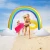 Import Amazon hot selling Summer Inflatable Water Spray Toy Rainbow Cloud  Arch Sprinkler Yard Backyard Lawn Archway Outdoor Toys Kids from China