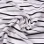 Import Amazon supplier vogue stocklot screen printed black and white viscose stripe shirt fabric plain woven from China