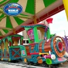 amusement park children track train