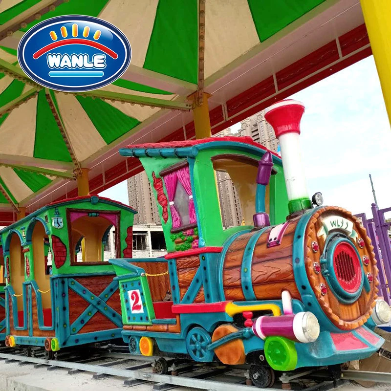 amusement park children track train