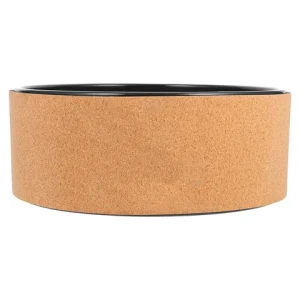 Amyup non slip cork yoga wheel for back yoga roller