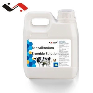 Animal disinfectant agent Benzalkonium Bromide Solution10% GMP factory