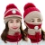 Import ANSZKTN USB heating keep warm  heat hat scarf knitted hat mask scarf three-piece set autumn and winter scarf cross-border from China
