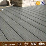 Anti Corrosive Timber grain wood plastic composite decking for Terrace plank