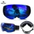 Import Anti-Fog Anti-Scratch Coating and 100% UV Protection Magnet Snowboard Ski Goggles with Bucle from China