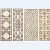 Import Antique doors and windows solid wood hollowed out pattern, separated Xuanguan screen from China